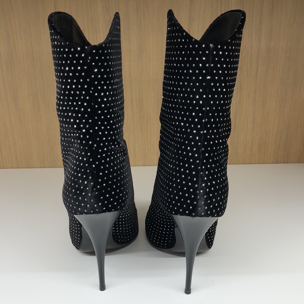 🍒HP🍒Giuseppe Zanotti velvet sparkly boots - Picture 6 of 10